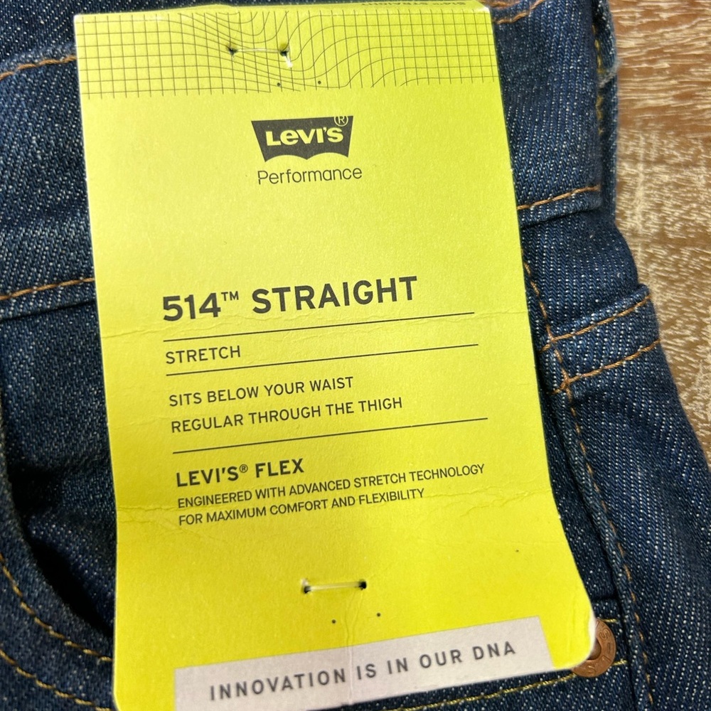 Levi’s 514 men’s 30x30 straight leg. New with tags
